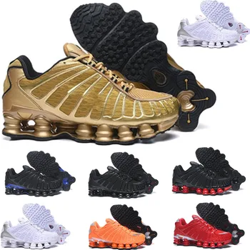 NEW Shox TL Running Shoes Men Clay Orange Triple Black Blue Metallic Silver Sunrise University Red White Sneakers 2020
NEW Shox TL Running Shoes Men Clay Orange Triple Black Blue Metallic Silver Sunrise University Red White Sneakers 2020
