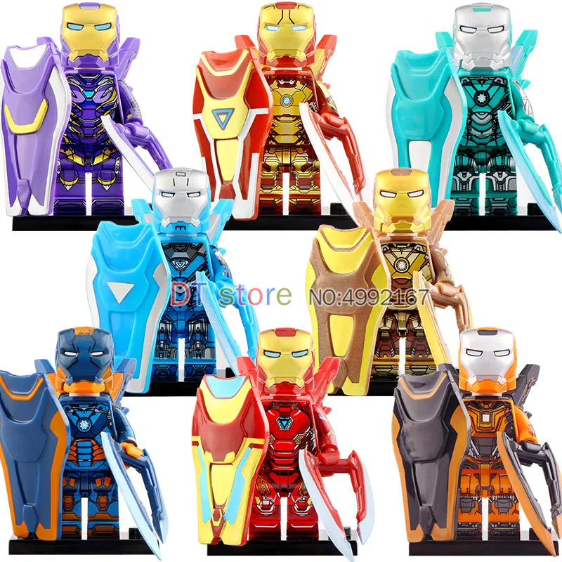 50PCS WM733-WM740 Avengers Endgame Iron Man Bricks MK Series Battle Suit Building Blocks Toys for Children Gifts
50PCS WM733-WM740 Avengers Endgame Iron Man Bricks MK Series Battle Suit Building Blocks Toys for Children Gifts