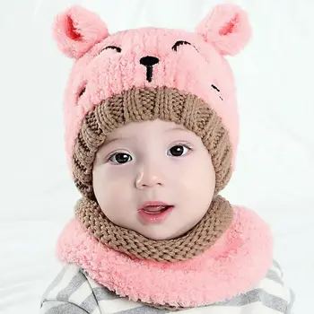 Imcute 2019 New Toddler Infant Baby Girls Boys Warm Beanie Hat Winter Hooded Scarf Ear flap Knitted Cap Cute Gift Suit For 1-3T
Imcute 2019 New Toddler Infant Baby Girls Boys Warm Beanie Hat Winter Hooded Scarf Ear flap Knitted Cap Cute Gift Suit For 1-3T
