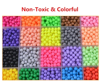 24 Colors Water Beads Spray Magi hama DIY Kit Ball Puzzle Game Fun DIY handmaking 3D puzzle Educational Toys For Children
24 Colors Water Beads Spray Magi hama DIY Kit Ball Puzzle Game Fun DIY handmaking 3D puzzle Educational Toys For Children