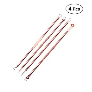 4PCS Blackhead Remover Kit Comedone Extractor Tool Set for Facial Zit Popping Anti-microbial Double-side Treatment for Blemishes
4PCS Blackhead Remover Kit Comedone Extractor Tool Set for Facial Zit Popping Anti-microbial Double-side Treatment for Blemishes