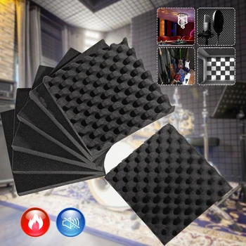 12pcs Soundproofing Acoustic Foam Tiles Noise Sound-Absorbing Sound Treatment Studio Room Absorption Tiles Foam 30X30X4CM
12pcs Soundproofing Acoustic Foam Tiles Noise Sound-Absorbing Sound Treatment Studio Room Absorption Tiles Foam 30X30X4CM