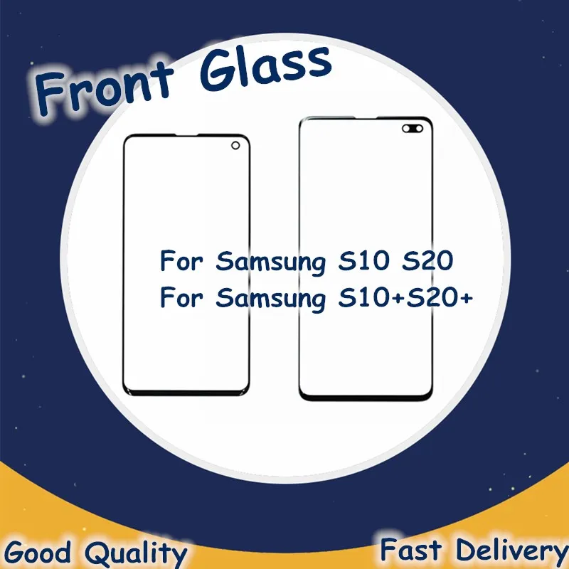 1PCS Front Touch Glass For Samsung Galaxy S10 S20 Front Outer Glass Lens For Samsung S10 Plus S20 Plus Replacement Repair Parts
1PCS Front Touch Glass For Samsung Galaxy S10 S20 Front Outer Glass Lens For Samsung S10 Plus S20 Plus Replacement Repair Parts