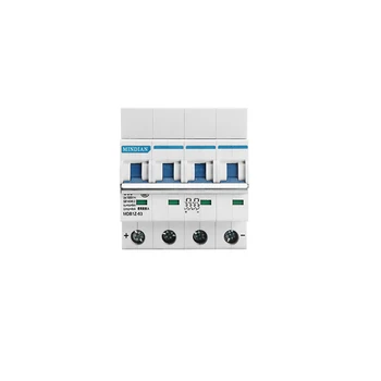 MDB1Z-63 DC500V DC1000V 4P 6A 10A 16A 20A 25A 32A 40A 50A 63A DC Circuit Breaker PV Solar Circuit Breaker MCB
MDB1Z-63 DC500V DC1000V 4P 6A 10A 16A 20A 25A 32A 40A 50A 63A DC Circuit Breaker PV Solar Circuit Breaker MCB
