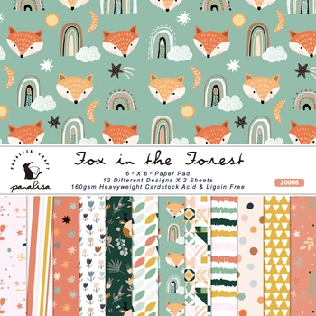 Panalisacraft 24 sheet 6"X6" Cute Fox patterned paper pad Scrapbooking paper pack handmade craft paper craft Background pad
Panalisacraft 24 sheet 6"X6" Cute Fox patterned paper pad Scrapbooking paper pack handmade craft paper craft Background pad