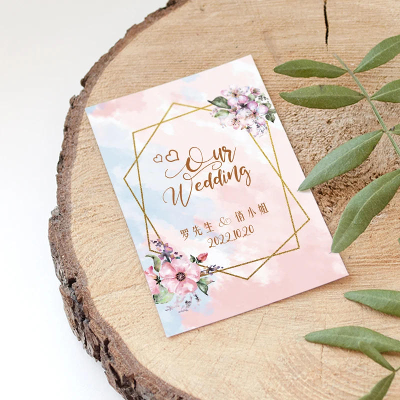 Private custom wedding favor and gifts for guests beautiful White deer pearl paper thank you cards 50pcs flora pattern printing
Private custom wedding favor and gifts for guests beautiful White deer pearl paper thank you cards 50pcs flora pattern printing