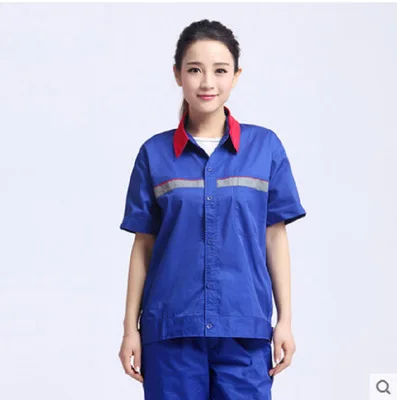 Anti-static short-sleeved summer uniform gas station tooling sinopec summer uniform
Anti-static short-sleeved summer uniform gas station tooling sinopec summer uniform