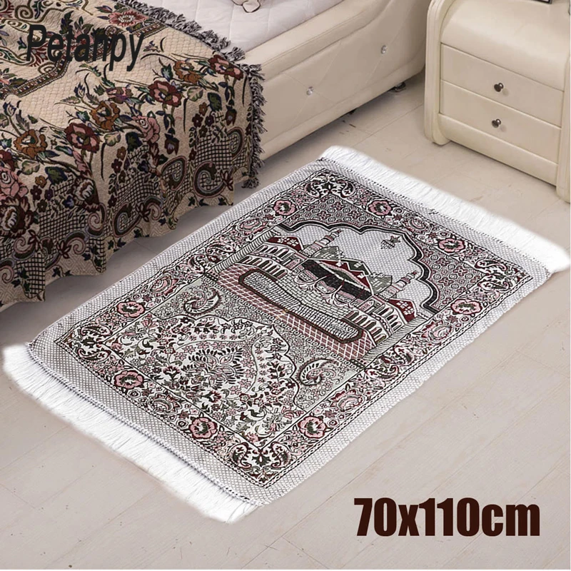 Bohemian Islamic Muslim Prayer Rug Carpet Mat Polyester Tassel Tablecloth Cover Yoga Mat Blanket Decoration 70x110cm
Bohemian Islamic Muslim Prayer Rug Carpet Mat Polyester Tassel Tablecloth Cover Yoga Mat Blanket Decoration 70x110cm