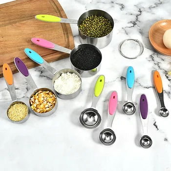 10pcs Multi Purpose Spoons/Cup Measuring Tools PP Baking Accessories Stainless Steel/Plastic Handle Kitchen Gadgets
10pcs Multi Purpose Spoons/Cup Measuring Tools PP Baking Accessories Stainless Steel/Plastic Handle Kitchen Gadgets