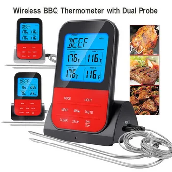 Hot Kitchen Timer Remote Thermometer for BBQ Cooking Cooking Food Digital Display Touch Thermometer
Hot Kitchen Timer Remote Thermometer for BBQ Cooking Cooking Food Digital Display Touch Thermometer