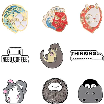 20pcs/lot J1489 Geekcoco Anime Kimetsu no Yaiba Brooch and Enamel Mouse Hedgehog Animals Pin For Backpack Collar Badge Jewelry
20pcs/lot J1489 Geekcoco Anime Kimetsu no Yaiba Brooch and Enamel Mouse Hedgehog Animals Pin For Backpack Collar Badge Jewelry