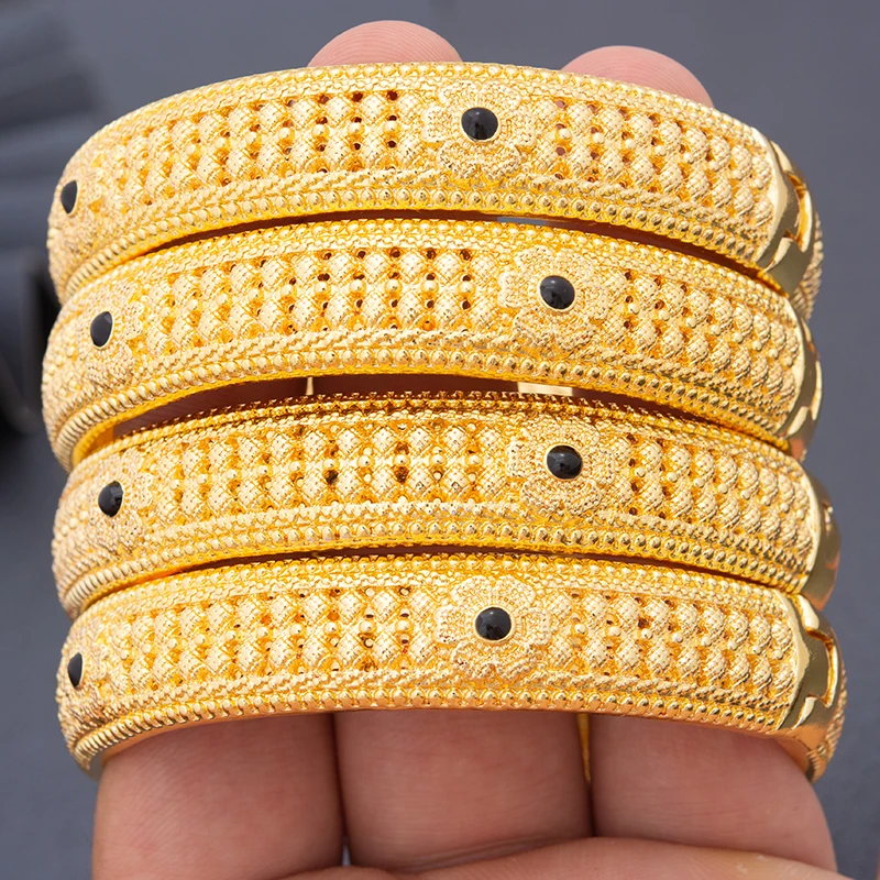 luxury 4pcs/set Dubai Dubai Gold Bangles Women Men Gold Color Bangles&Bracelets African/Ethiopian/Arab/Kenya Wedding Gifts
luxury 4pcs/set Dubai Dubai Gold Bangles Women Men Gold Color Bangles&Bracelets African/Ethiopian/Arab/Kenya Wedding Gifts