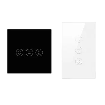 WiFi Smart Touch Curtain Switch for Electric Roller Shutter EU/US Switch Remote Control Intelligent Speaker Voice Control Timer
WiFi Smart Touch Curtain Switch for Electric Roller Shutter EU/US Switch Remote Control Intelligent Speaker Voice Control Timer