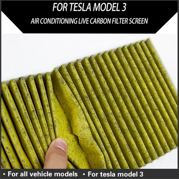 Car Conditioning Filter PM Replacement with Activated Carbon for Tesla Model 3 2017-2020 Car Air Cabin Air Filte Accessories r
Car Conditioning Filter PM Replacement with Activated Carbon for Tesla Model 3 2017-2020 Car Air Cabin Air Filte Accessories r