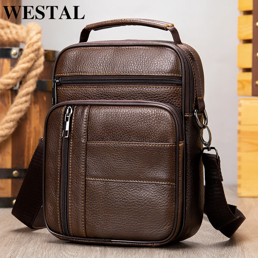 WESTAL Men's Bag Desinger Men's Leather Bag Leather Natural Shoulder Bags for Men Messenger Bags Small Crossbody Handbags 7457
WESTAL Men's Bag Desinger Men's Leather Bag Leather Natural Shoulder Bags for Men Messenger Bags Small Crossbody Handbags 7457