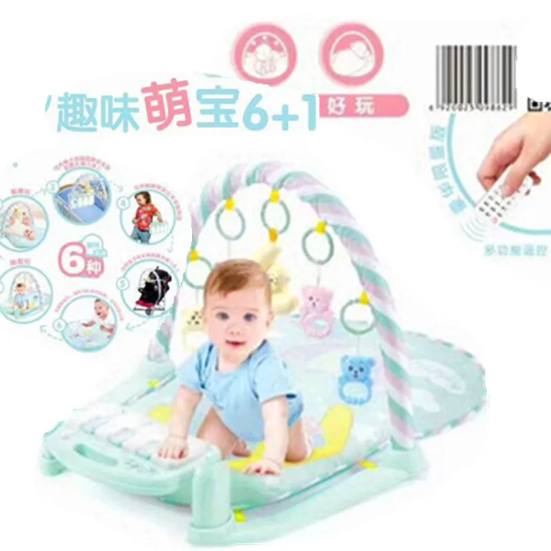 Tony Infant Remote Control Six-in-One Kick And Play Piano Gym Mat Infants Rattle Multi-functional Music Educational Toy
Tony Infant Remote Control Six-in-One Kick And Play Piano Gym Mat Infants Rattle Multi-functional Music Educational Toy