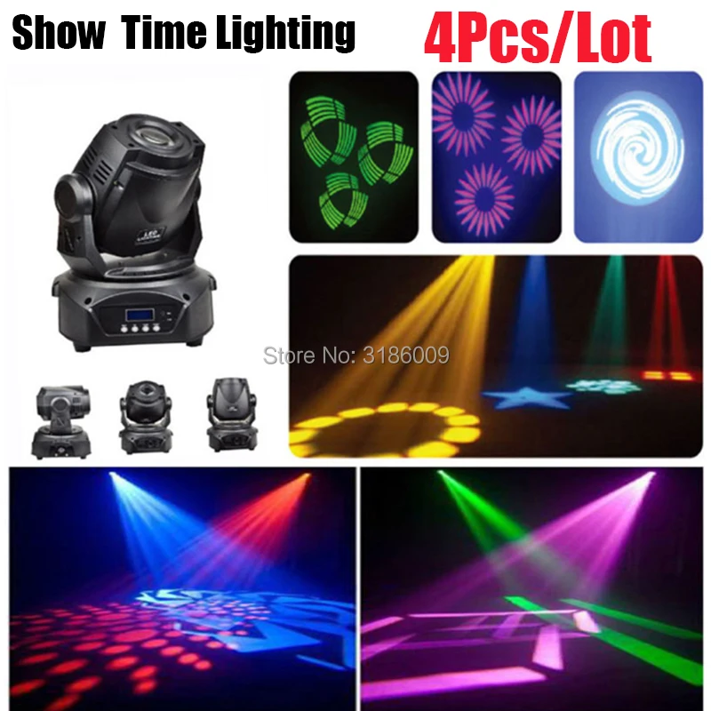 4Pcs/Lot 90W Dj LED disco Gobo Moving Head Spot Light With 3 Prism Good Use For Night Club DJ KTV Stage Lighting Party Disco 
4Pcs/Lot 90W Dj LED disco Gobo Moving Head Spot Light With 3 Prism Good Use For Night Club DJ KTV Stage Lighting Party Disco