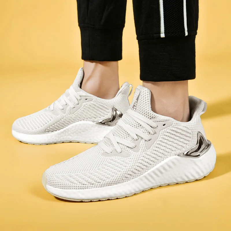 

2019 Hot Selling Really Popcorn Alpha 3 Generation Coconut Shoes Men's Trendy Shoes Fly Woven Casual Breathable Sports Running S