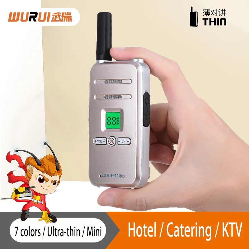 2pcs portable uhf radio walkie talkie long range two way radio Wurui Q7 walkie-talkie professional handheld radio stations 10 km
2pcs portable uhf radio walkie talkie long range two way radio Wurui Q7 walkie-talkie professional handheld radio stations 10 km
