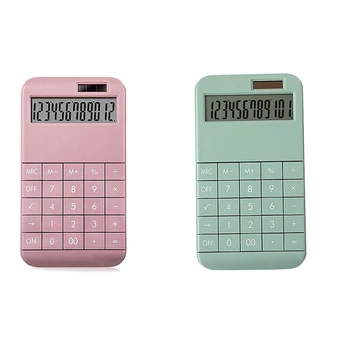Calculator Slim, Dual Powered Desktop Calculator, Solar Power Calculator , 12 Digits LCD Display
Calculator Slim, Dual Powered Desktop Calculator, Solar Power Calculator , 12 Digits LCD Display