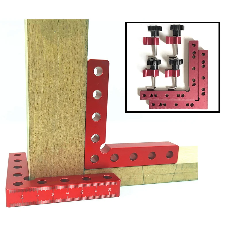 Woodworking 90 Degrees L-Shaped Auxiliary Fixture Carpenter's Square Right Angle Positioning Ruler Splicing Board Fixing Clip
Woodworking 90 Degrees L-Shaped Auxiliary Fixture Carpenter's Square Right Angle Positioning Ruler Splicing Board Fixing Clip