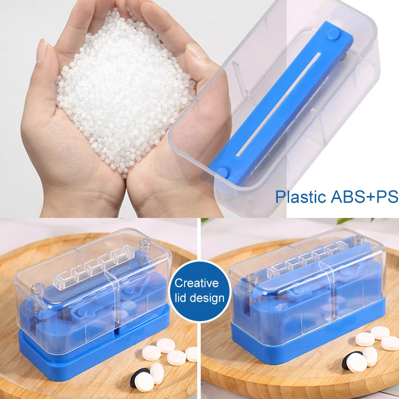 Practical Pill Cutter Box Pill Case Medicine Tablet Cutting Machine