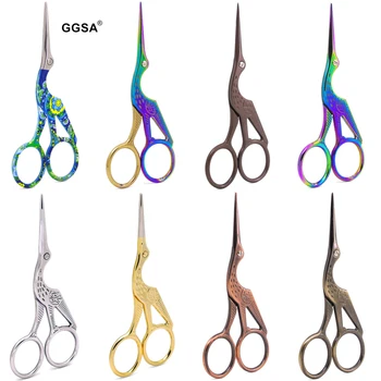 Stainless Steel Vintage Sewing Scissors Nail Art Stork Crane Cross Stitch Embroidery Tailor Fabric Scissors Craft Cutters Tools
Stainless Steel Vintage Sewing Scissors Nail Art Stork Crane Cross Stitch Embroidery Tailor Fabric Scissors Craft Cutters Tools