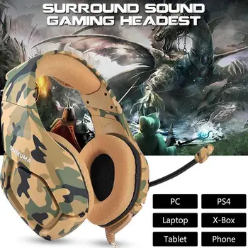 K1 Headset Stereo Bass Surround PC Gaming Hoofdtelefoon Game Headset Met Microfoon Voor PC Mobiele Telefoon Voor PS4 Xbox en D30
K1 Headset Stereo Bass Surround PC Gaming Hoofdtelefoon Game Headset Met Microfoon Voor PC Mobiele Telefoon Voor PS4 Xbox en D30