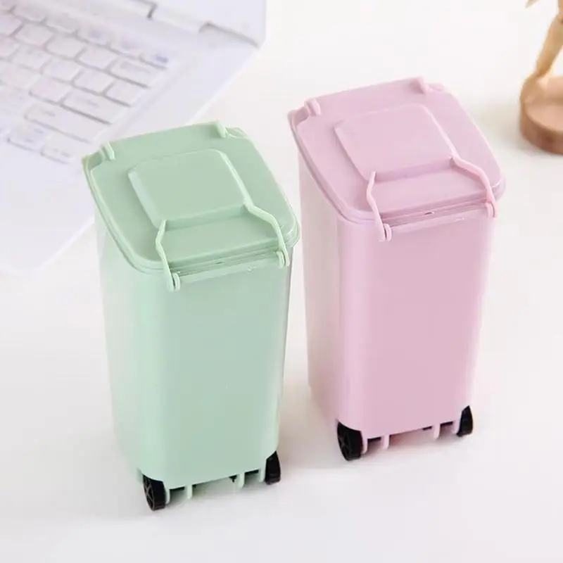 Table Mini Trash Can Household Creative Office Supplies Plastic Desktop Garbage Bucket Mini Waste Bins Small Pencil Scissors
Table Mini Trash Can Household Creative Office Supplies Plastic Desktop Garbage Bucket Mini Waste Bins Small Pencil Scissors