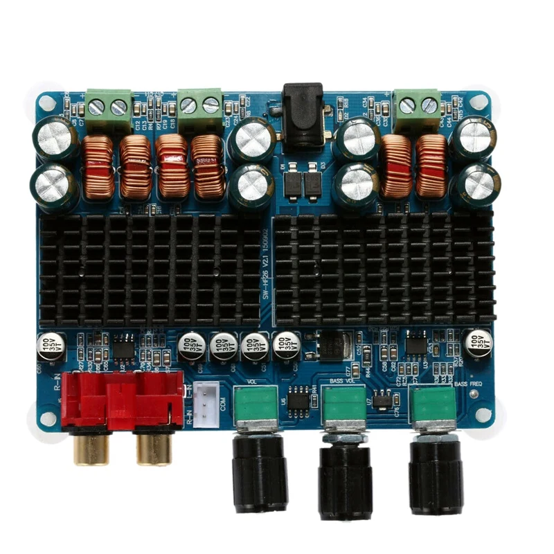 Quality Sound Power Amplifier Board 2.1 Channel Digital Subwoofer Power Audio Amplifier For Home Dc12V-26V 50W x 2+100W Tpa3116
Quality Sound Power Amplifier Board 2.1 Channel Digital Subwoofer Power Audio Amplifier For Home Dc12V-26V 50W x 2+100W Tpa3116