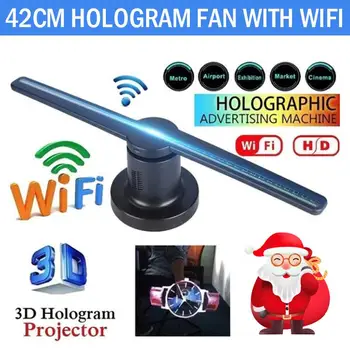 Wifi 3D Hologram Dispaly Projector Fan Holographic Display 42cm New 3D Hologram Projector Fan 3D Hologram Projector Fan Kit
Wifi 3D Hologram Dispaly Projector Fan Holographic Display 42cm New 3D Hologram Projector Fan 3D Hologram Projector Fan Kit