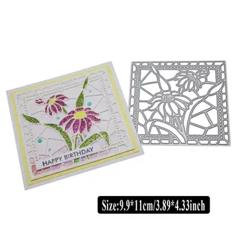 Flower Background Cutting Dies for Card Making, URYKE Die Cuts Stencil Metal Pattern Template for DIY Embossing Scrapbooking
Flower Background Cutting Dies for Card Making, URYKE Die Cuts Stencil Metal Pattern Template for DIY Embossing Scrapbooking