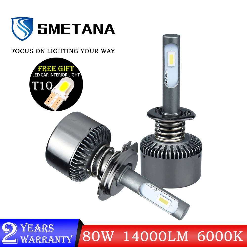 SMETANA A3 H1 H4 H7 H8 H9 H11 9005 9006 2Pcs Canbus Led Car Headlight led Bulbs Headlamp 72W 12000LM Led Fog Lights
SMETANA A3 H1 H4 H7 H8 H9 H11 9005 9006 2Pcs Canbus Led Car Headlight led Bulbs Headlamp 72W 12000LM Led Fog Lights