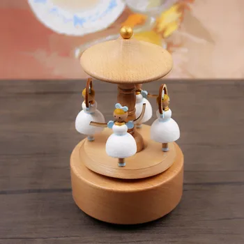 11*18cm Beech Ballerina Musical Box Automatic Rotating Movement Christmas Wedding New Year Birthday Gift for Girls
11*18cm Beech Ballerina Musical Box Automatic Rotating Movement Christmas Wedding New Year Birthday Gift for Girls