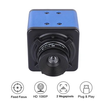 1080P HD Camera Computer Camera Webcam 2 Megapixels Fixed Focus 85 Degree Wide Viewing Manual Focus Auto Exposure Compensation
1080P HD Camera Computer Camera Webcam 2 Megapixels Fixed Focus 85 Degree Wide Viewing Manual Focus Auto Exposure Compensation