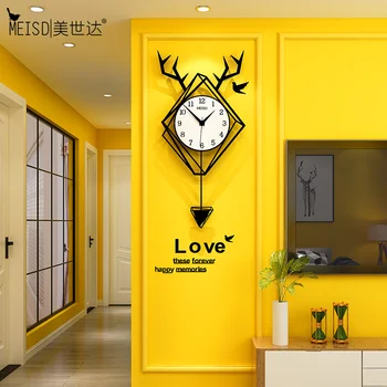 Nordic Wall Clock Hanging Pendulum Watch Quartz Clocks Home Living Room Horloge Wall Decor Relol Para Casa Wall Watch Bb50
Nordic Wall Clock Hanging Pendulum Watch Quartz Clocks Home Living Room Horloge Wall Decor Relol Para Casa Wall Watch Bb50