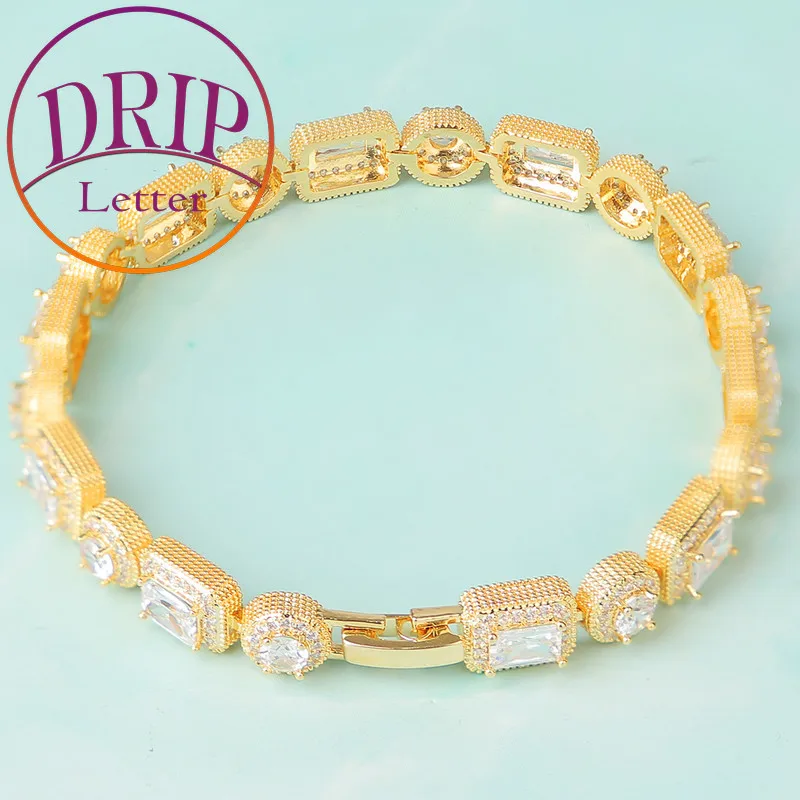 Drip Letter Tennis Bracelet for Women Real Gold Plated Copper Zircon Rapper Style Hip Hop Jewelry
Drip Letter Tennis Bracelet for Women Real Gold Plated Copper Zircon Rapper Style Hip Hop Jewelry