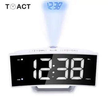 Fm Radio LED Digital Clock Table Projector Electronic Watch Desk Nixie Clock With Time Projection Alarm Clock For Bedroom Decor
Fm Radio LED Digital Clock Table Projector Electronic Watch Desk Nixie Clock With Time Projection Alarm Clock For Bedroom Decor