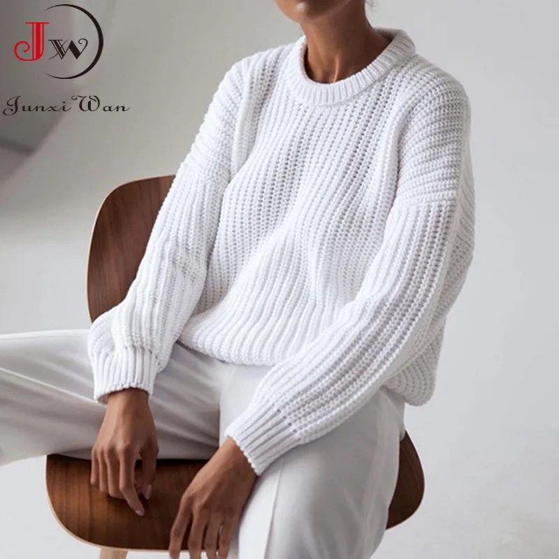 Women Sweater Autumn Winter Solid O Neck Pullover Sweaters Solid Color Long Sleeve Elegant Knitted Jumpers Casual Tops Pull
Women Sweater Autumn Winter Solid O Neck Pullover Sweaters Solid Color Long Sleeve Elegant Knitted Jumpers Casual Tops Pull