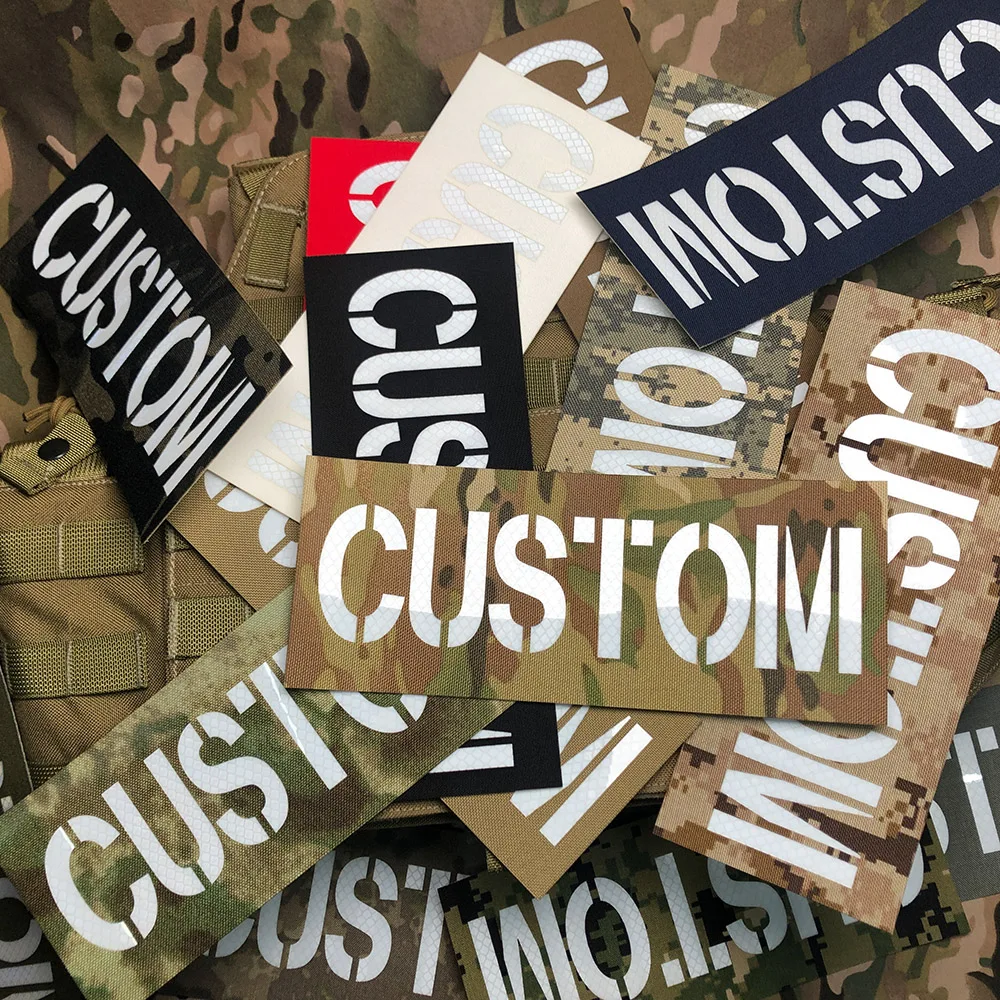 25cm Custom Laser Back Big Patch Name Tapes Reflective Material White Letters Morale Tactics Military Airsoft
25cm Custom Laser Back Big Patch Name Tapes Reflective Material White Letters Morale Tactics Military Airsoft