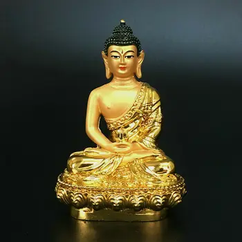3.5" Tibet Tibetan Buddhism Resin Gild Shakyamuni/Amitabha Small Buddha Statue 
3.5" Tibet Tibetan Buddhism Resin Gild Shakyamuni/Amitabha Small Buddha Statue