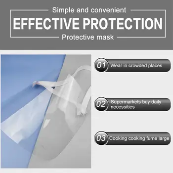 Transparent Anti-droplet Mask Plastic Protective Cap rotective Faceshield Cover Visor Dust Proof Anti Saliva Fog Full Screen
Transparent Anti-droplet Mask Plastic Protective Cap rotective Faceshield Cover Visor Dust Proof Anti Saliva Fog Full Screen