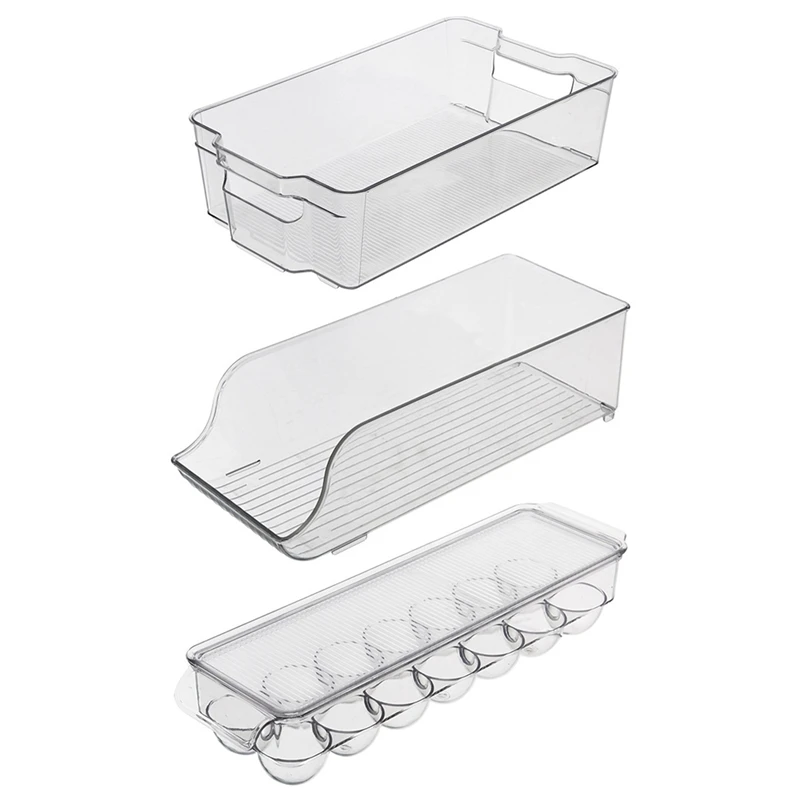 Plastic Kitchen Versatile Pantry Refrigerator Freezer Food Storage Bins with Handle Transparent Save space
Plastic Kitchen Versatile Pantry Refrigerator Freezer Food Storage Bins with Handle Transparent Save space