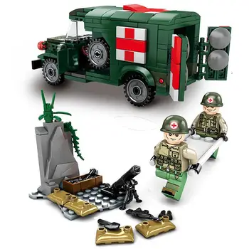 Kuulee Building block Military Ambulance Building Blocks Insert Boy Puzzles Toy Plastics Ambulance building blocks
Kuulee Building block Military Ambulance Building Blocks Insert Boy Puzzles Toy Plastics Ambulance building blocks