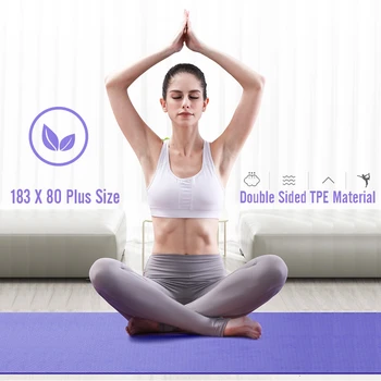 183x800x8mm TPE Non-slip Elastic Yoga Mat For Beginner Environmental Fitness Pilates Mat Multicolor Carpet Gym Exercise Mats
183x800x8mm TPE Non-slip Elastic Yoga Mat For Beginner Environmental Fitness Pilates Mat Multicolor Carpet Gym Exercise Mats