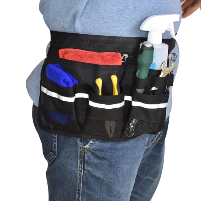 Cleaning Tool Storage Bag Hotel Restaurant KTV Multi Pockets Waist Bag Garden Tool Organizer with Adjustable Belt
Cleaning Tool Storage Bag Hotel Restaurant KTV Multi Pockets Waist Bag Garden Tool Organizer with Adjustable Belt