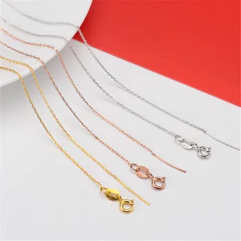 Promotion 925 Sterling Silver Necklaces Slim Thin Chain With the needle For Woman Chain Necklace Silver/Gold/Rose Gold Color
Promotion 925 Sterling Silver Necklaces Slim Thin Chain With the needle For Woman Chain Necklace Silver/Gold/Rose Gold Color