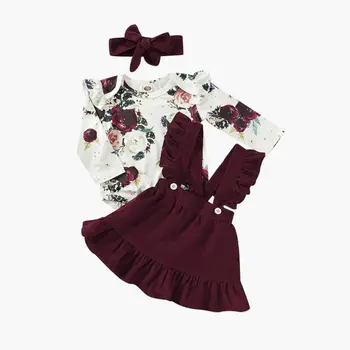 Newborn Toddler Kid Baby Girl Clothes Floral Romper Tops Suspender Dress Outfit Clothes /BY
Newborn Toddler Kid Baby Girl Clothes Floral Romper Tops Suspender Dress Outfit Clothes /BY