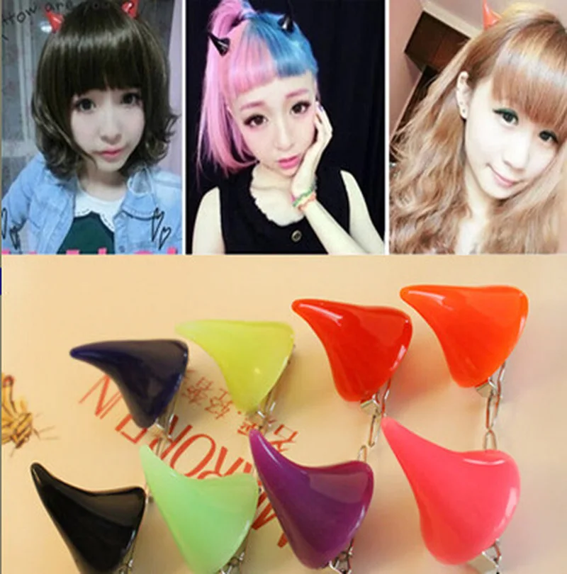 A Pair Girl Halloween Stereo Devil Horns Ears Hairpins Barrettes Hair Band Clip Hairgrips headband hairband Headwear Accessories
A Pair Girl Halloween Stereo Devil Horns Ears Hairpins Barrettes Hair Band Clip Hairgrips headband hairband Headwear Accessories