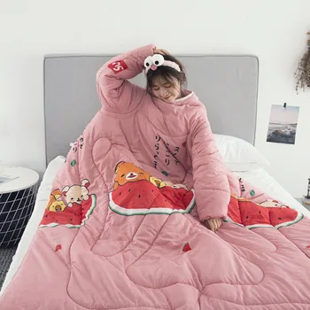 Anti-kick Sleeves Lazy Quilt Winter Warm Thicken Multifunction Blanket For Student Dormitory Home Office Lazy Quilts
Anti-kick Sleeves Lazy Quilt Winter Warm Thicken Multifunction Blanket For Student Dormitory Home Office Lazy Quilts